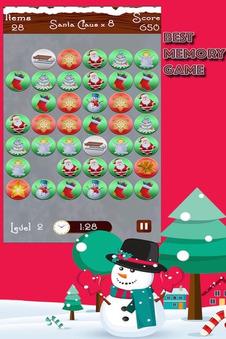 A Big Christmas Tap Puzzle Game - Match and Pop the Holiday Season Pics screenshot 3