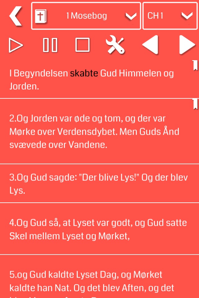 Danish Audio Bible screenshot 2