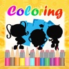 Paint Coloring Kids Fun Shadow Cartoon Game Umizoomi Team Edition