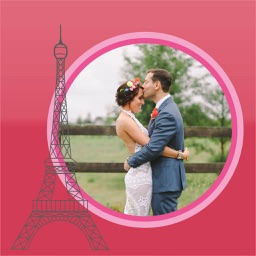 Paris Photo Frame - Romantic Picture Frames & Photo Editor