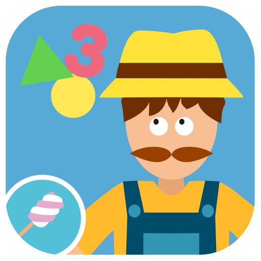 Math Tales - The Farm: Nursery rhymes and math games for kids iOS App