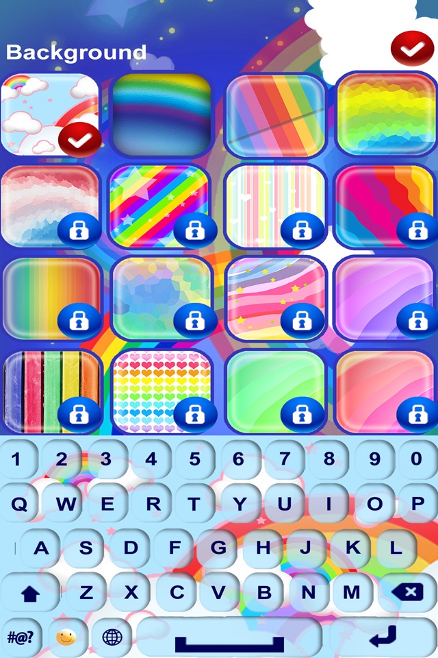 Rainbow Color Keyboard – Design and Customize Fashionable Look screenshot 4