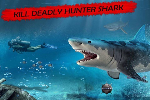 Hungry Shark Hunting Real Water UnderWorld screenshot 4