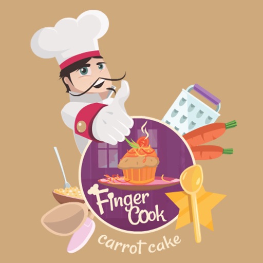 制作胡萝卜蛋糕-手指教学,清楚制作胡萝卜蛋糕 icon