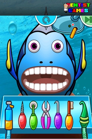 Fish Doctor Dentist For Kids Free screenshot 2
