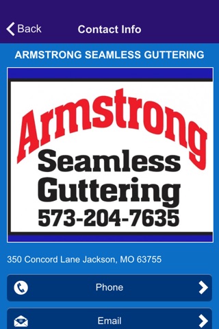 Armstrong Seamless Guttering screenshot 2