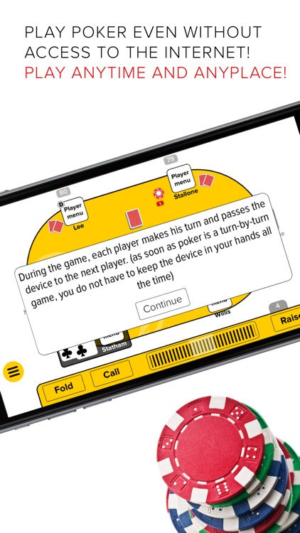 Anyplace Poker Offline. Texas Holdem with friends. screenshot-3
