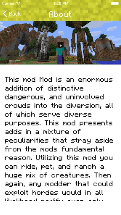 Creatures Mod for Minecraft PC Game Edition - Mods Pocket Guide screenshot-4