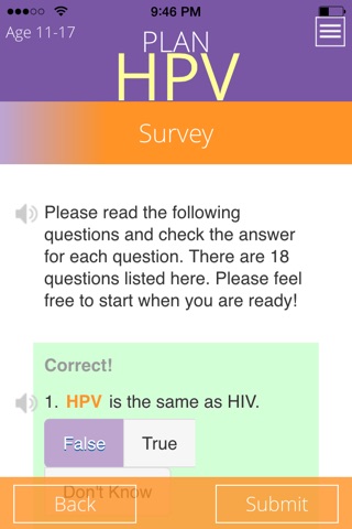 PLAN HPV screenshot 4