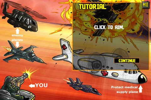 Air Attack War:Strike Fighters  - Sky Tower Defense Game screenshot 3