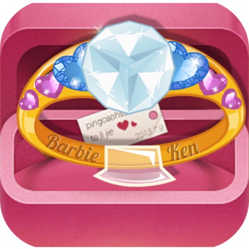 Princess Engagement Ring Design - Romantic Sweet Wedding&Beautiful Lovers Icon