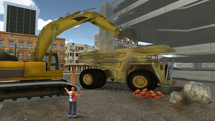 Real City Crane excavator operator simulator : Enjoy Dump truck, Drive Heavy Construction Material & Transport vehicle