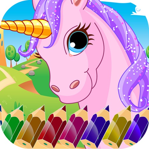 Unicorn Coloring Photobook-Fun Free Games For Kids iOS App