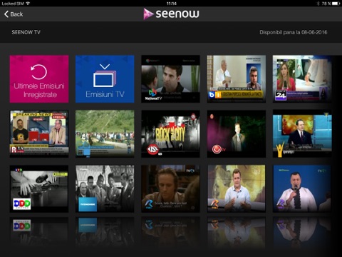 Seenow for iPad screenshot 2