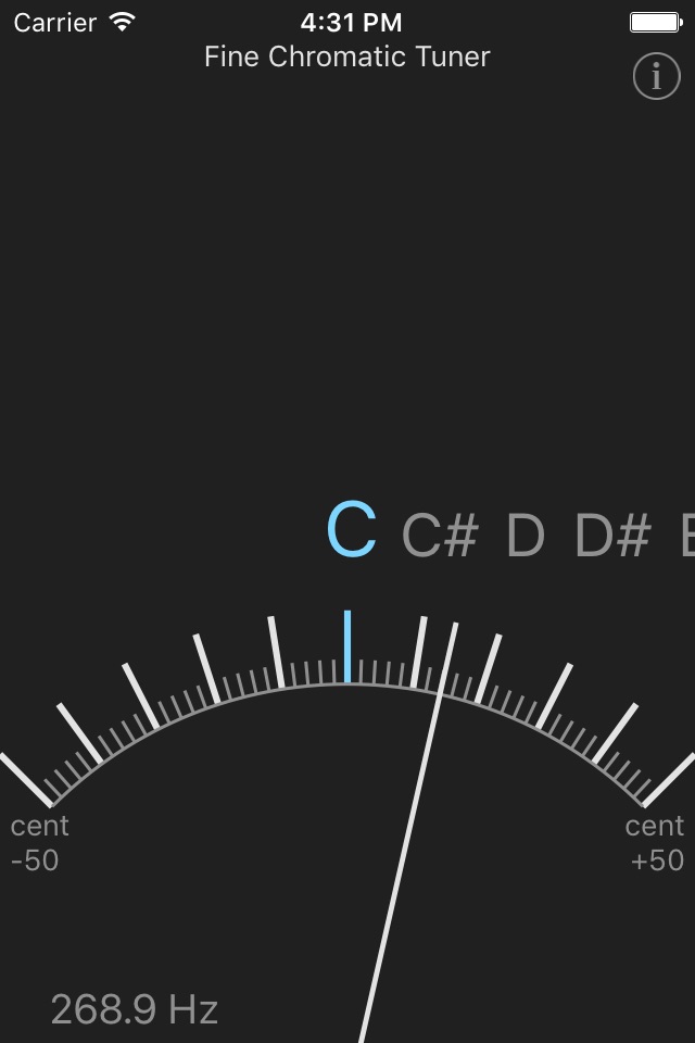 Fine Chromatic Tuner screenshot 2