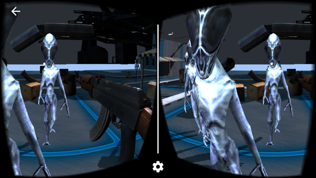 VR FPS in Space for Google CardBoard