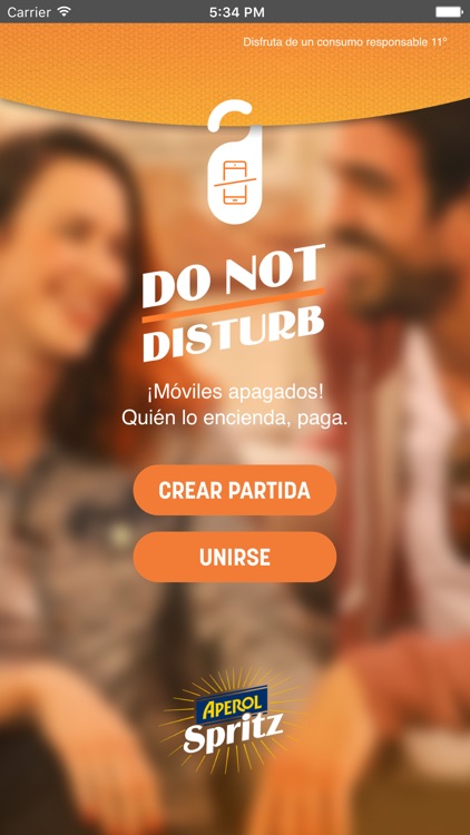 Aperol Do Not Disturb screenshot-0