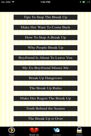 The Break Up Manual - Quick Guide screenshot 2