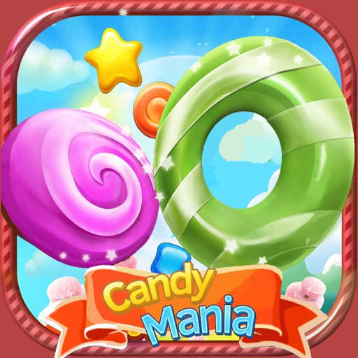 Candy Mania Sugar Blast-Fun soda switch,Match 3 crush puzzle game Icon