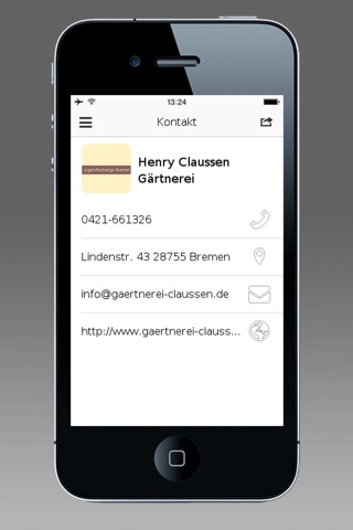 Henry Claussen Gärtnerei screenshot 3