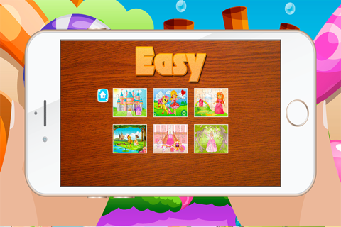 Princess Games for kids - Cute  Princesses Pony  Train Jigsaw Puzzles for Preschool and Toddlers screenshot 3