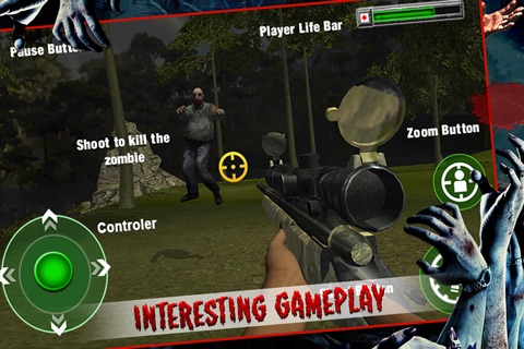 Zombie Sniper Shooter 2017 - A shooting game screenshot 2