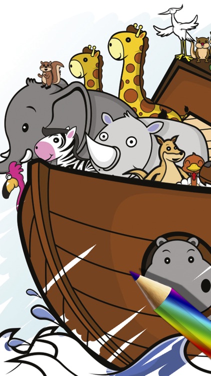 Children's Bible coloring book - Paint drawings