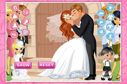 Kiss the bride- DressUp Games screenshot 4