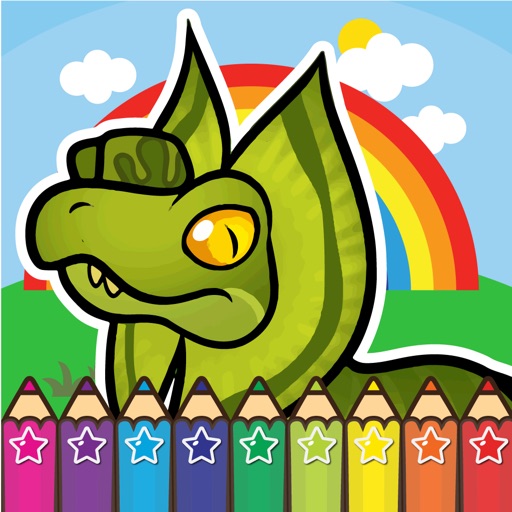 Jurassic Coloring Book World Fifth Edition iOS App