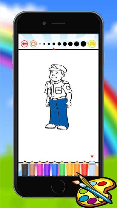 How to cancel & delete occupations coloring book for kids from iphone & ipad 2