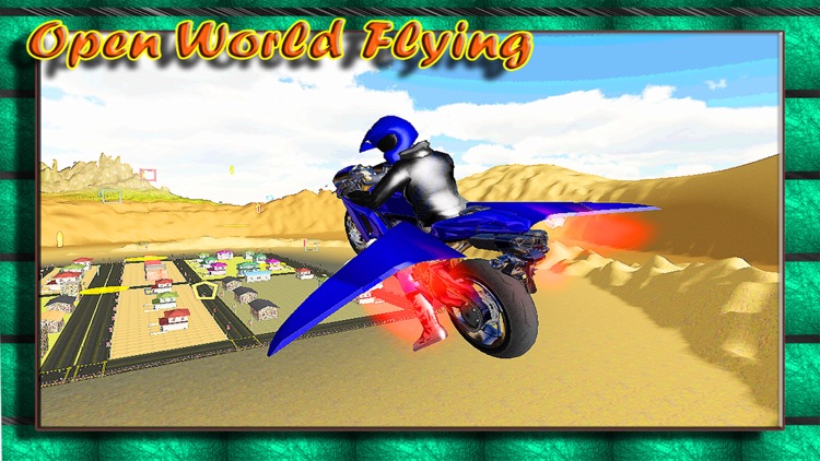 Flying Bike 2016 – Moto Racer Driving Adventure with Air Plane Controls screenshot-3