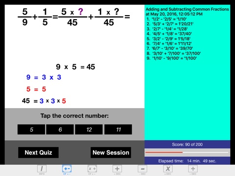 Math Fraction screenshot 4