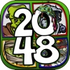 2048 + UNDO Number Puzzle Games “ Zombies and Undead Edition ”