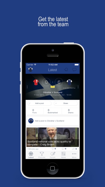 Fan App for Scotland Football