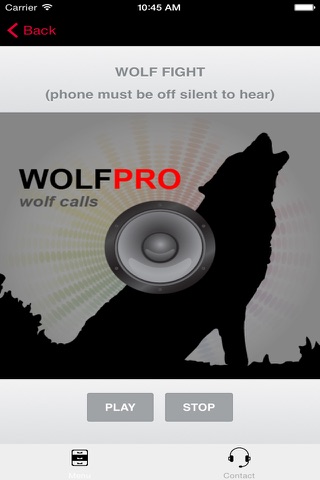 Wolf Hunting Calls - With Bluetooth - Ad Free screenshot 2