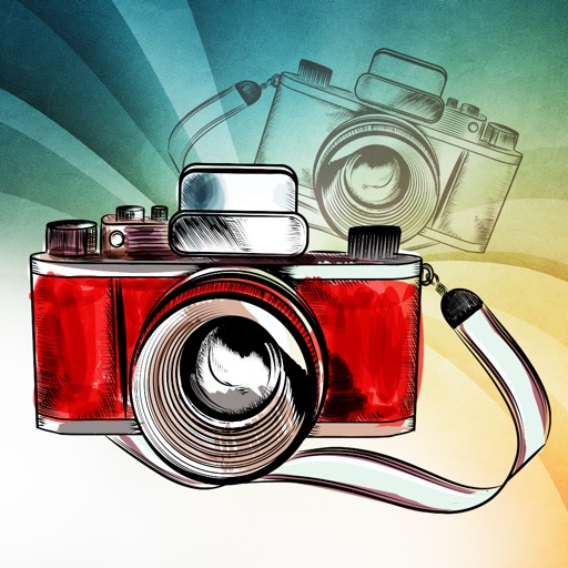 Vintage Photo Editor – Floral Frames, Retro Stickers and Color.s Splash Effect icon