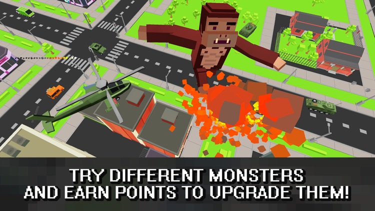 Cube Dino City Rampage 3D Full screenshot-3