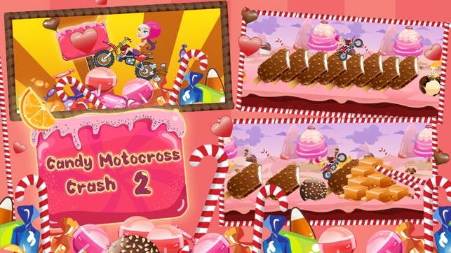 Candy Motocross Crash 2(圖2)-速報App