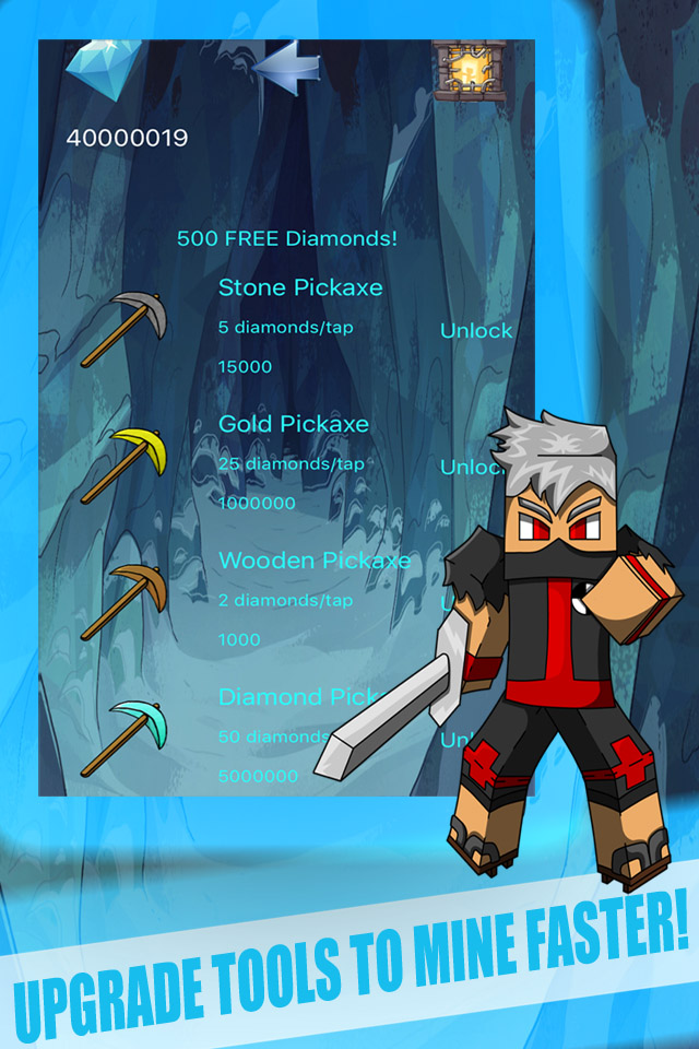 Diamond Billionaire - Mining and Crafting Clicker Tycoon Free Game