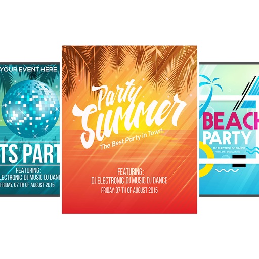 Party Flyer Creator - Flyers for Promotions, Parties, Music, Band and Events