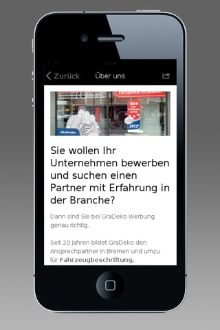 GraDeko Werbung screenshot 2