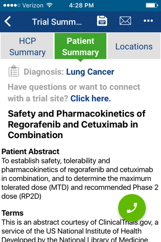 Bayer Oncology Clinical Trial Finder screenshot 3