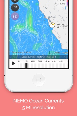 Windria - US West (NOAA high-res Wind/waves/currents forecast) screenshot 4