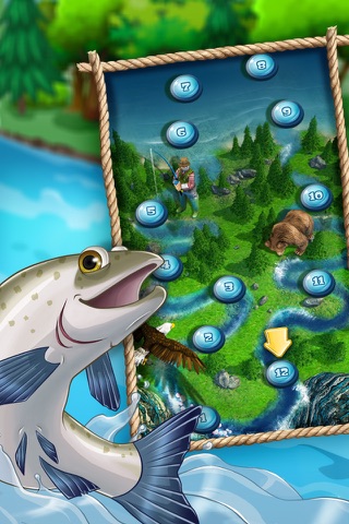 Salmon Race - Swim and win! screenshot 2