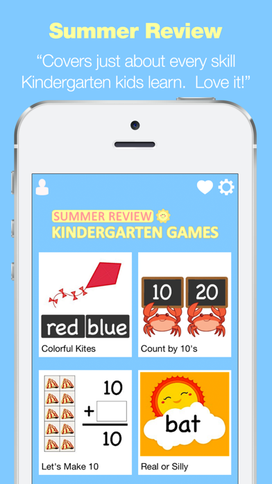 How to cancel & delete Kindergarten Learning Games - Summer Review for Math and Reading from iphone & ipad 1