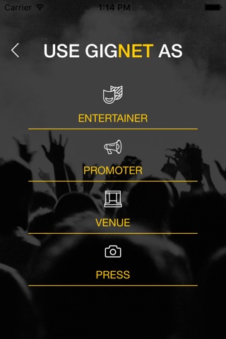 GigNet screenshot 2