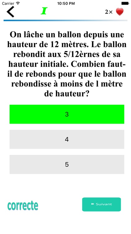 Fonction Publique QCM Mathématique