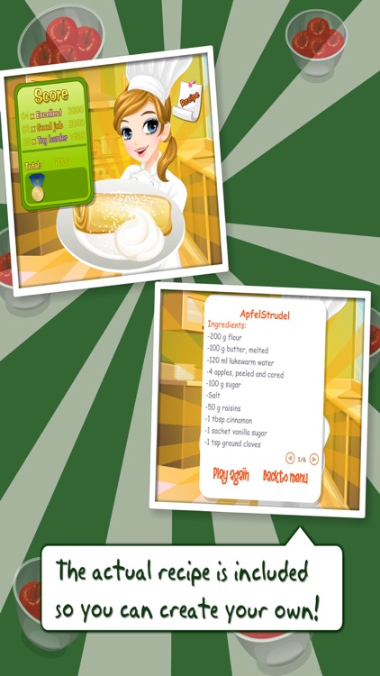Tessa’s cooking apple strudel – learn how to bake your Apple Strudel in this cooking game for kids screenshot-4