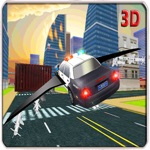 Flying Police Car 3D Driver – Reckless Chasing of Mafia Gangster Auto