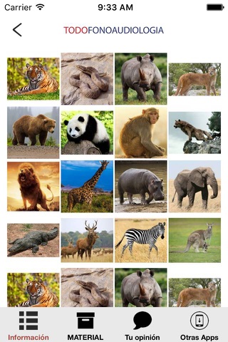 Categoría Animales screenshot 3